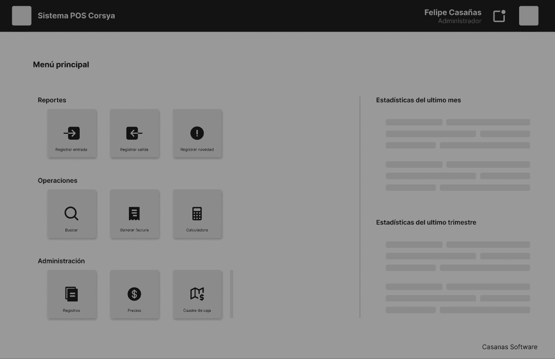Pantalla principal